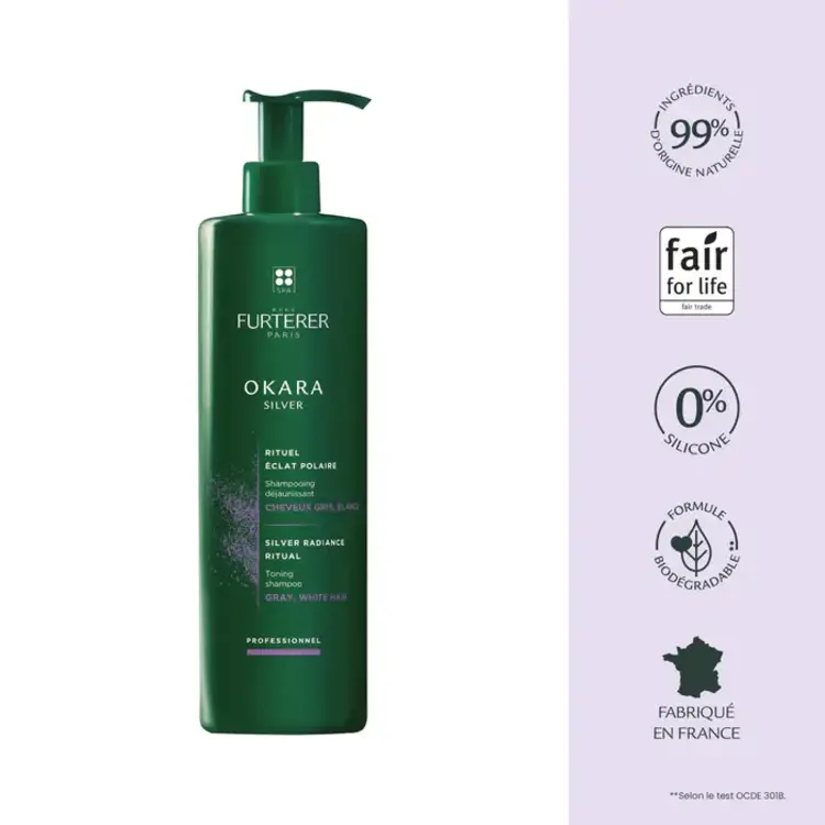 René FURTERER Paris Okara Silver | Shampooing Déjaunissant