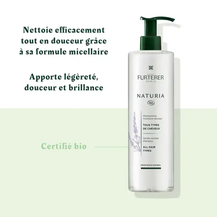 René FURTERER Paris Naturia | Shampooing Micellaire Douceur