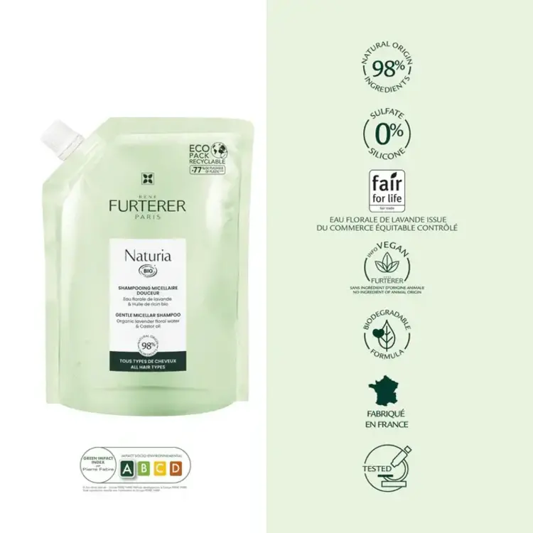 René FURTERER Paris Naturia | Shampooing Micellaire Douceur