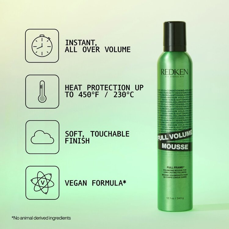 REDKEN Full Frame | Full Volume Mousse | Mousse Volumisante 343g