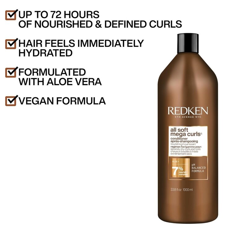 REDKEN All Soft Mega Curls | Nourishing Conditioner