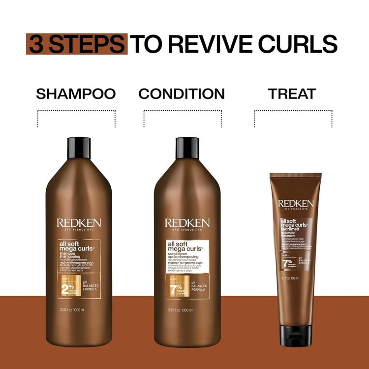 REDKEN All Soft Mega Curls | Shampooing Nourrissant