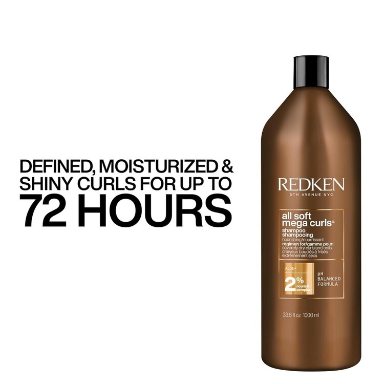 REDKEN All Soft Mega Curls | Shampooing Nourrissant