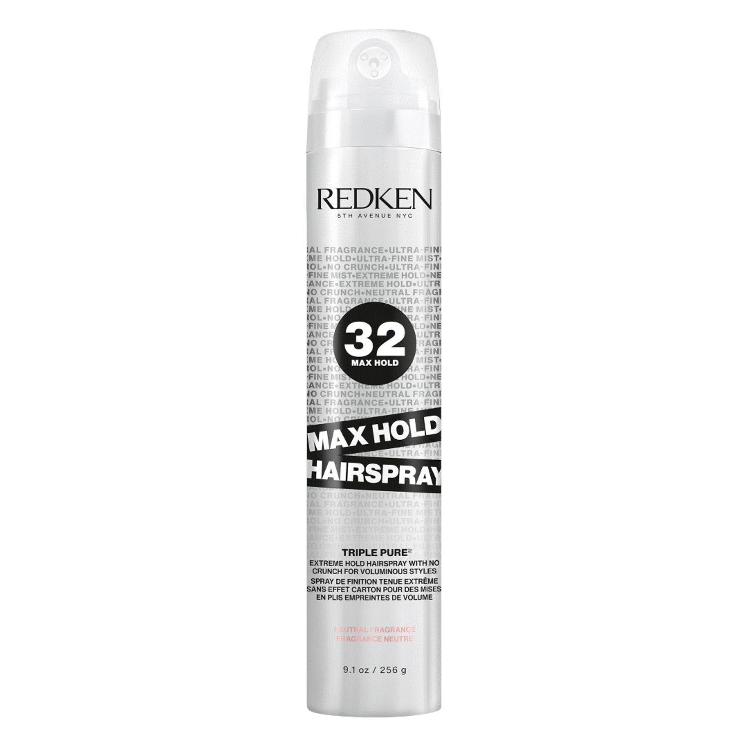 Redken Triple Pure 32 Max Hold Hairspray Fragrance-Free