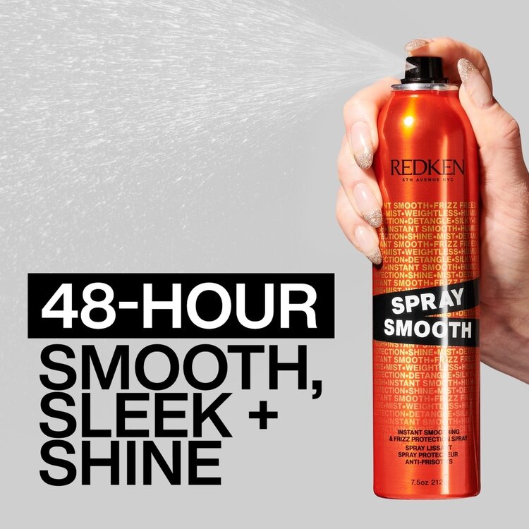 REDKEN Spray Smooth | Instant Smoothing & Frizz Protection Spray - Heat Protection (212g/7.5oz)