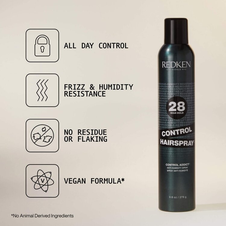 REDKEN Control Addict 28 | Control Hairspray - Anti-Humidity Hold (278g/9.8oz)