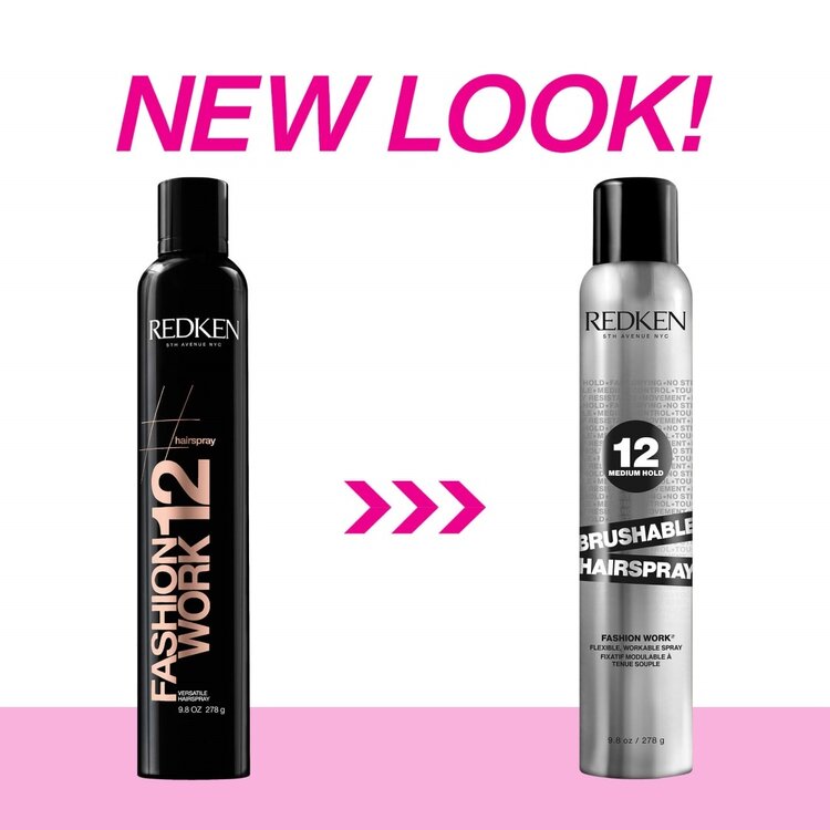 REDKEN Fashion Work 12 | Brushable Hairspray - Workable Hold (278g/9.8oz)