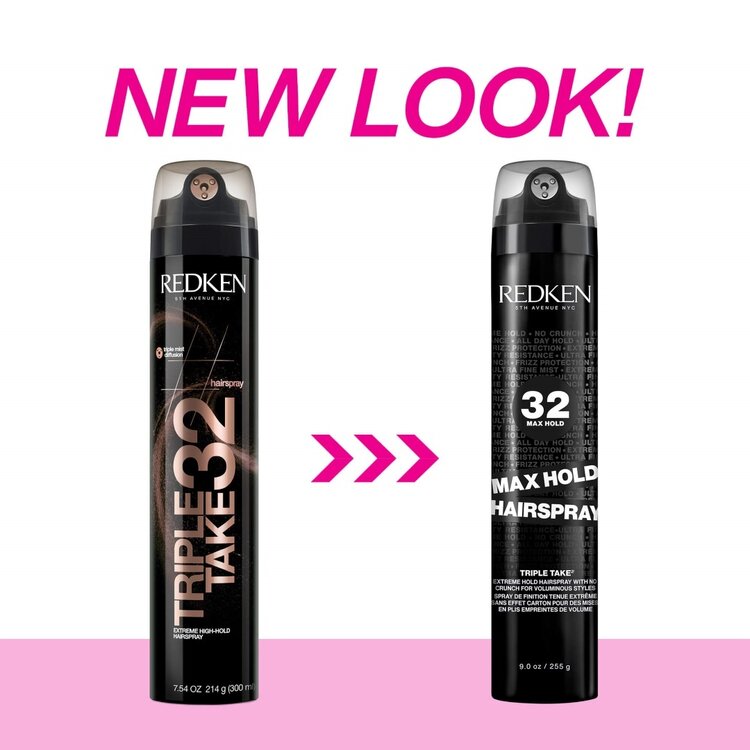 REDKEN Triple Take 32 | Max Hold Hairspray - Maximum Hold (256g/9oz)