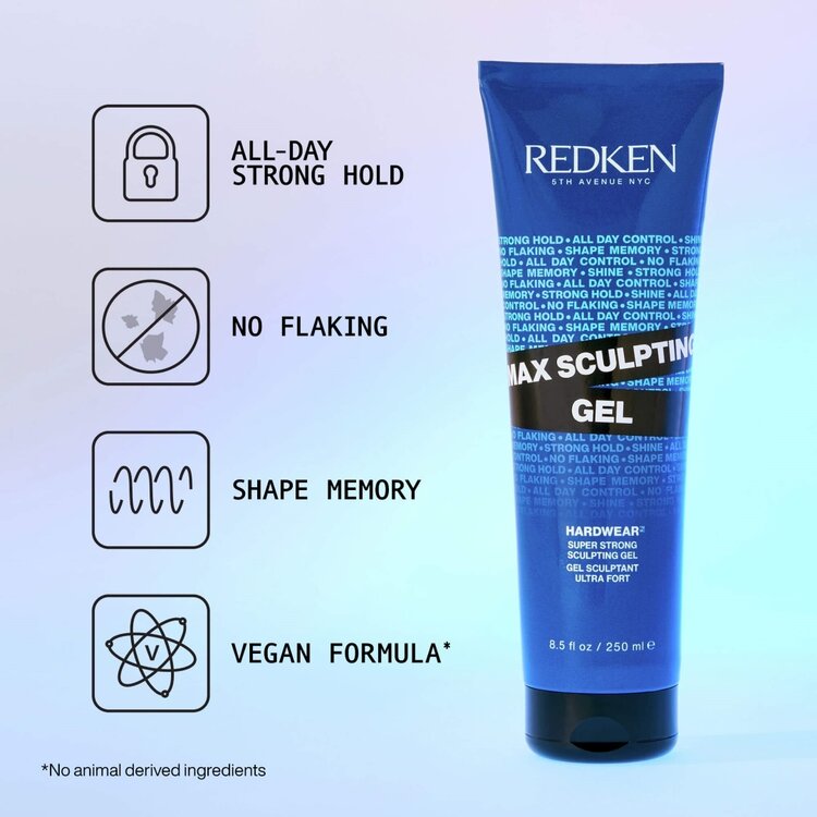 REDKEN Hardwear | Max Sculpting Gel - Maximum Hold (250ml/8.5oz)