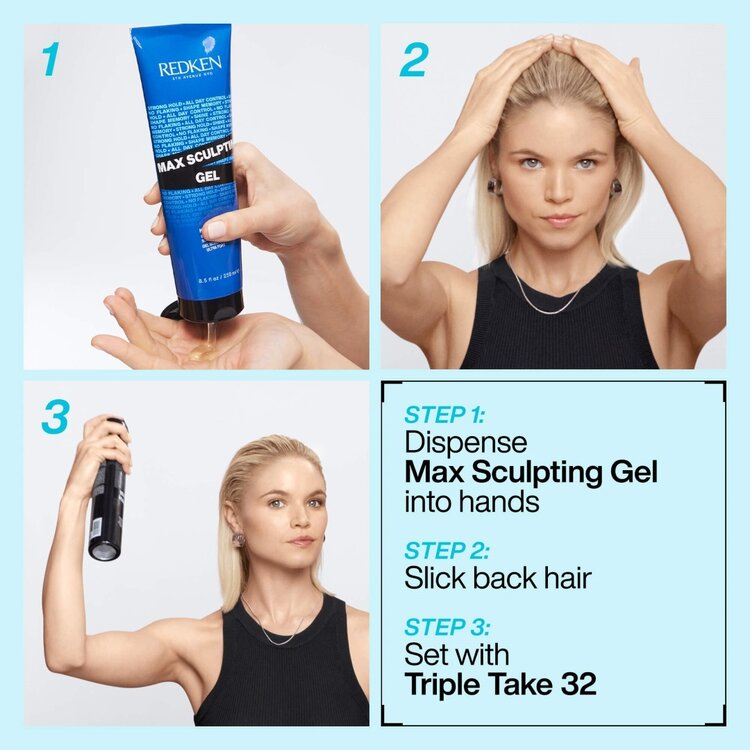 REDKEN Hardwear | Max Sculpting Gel - Gel Tenue Maximale (250ml/8.5oz)