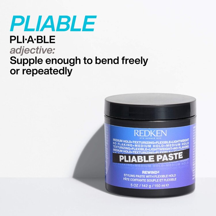 REDKEN Rewind | Pliable Paste - Flexible Styling Paste (150ml/5oz)