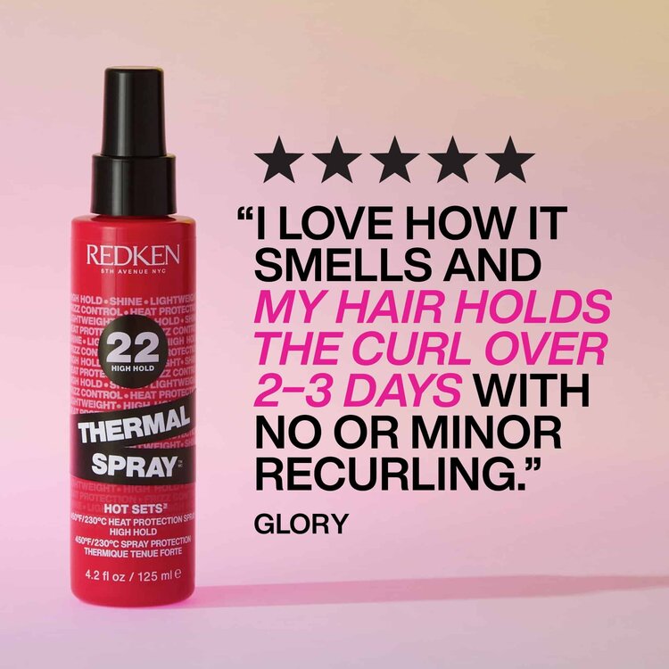 REDKEN Hot Sets 22 | Thermal Spray - Spray Protecteur Thermique (125ml/4.2oz)