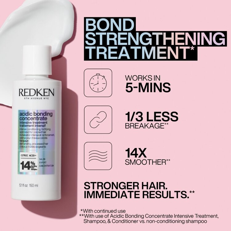REDKEN Acidic Bonding Concentrate | Traitement Intensif 150ml