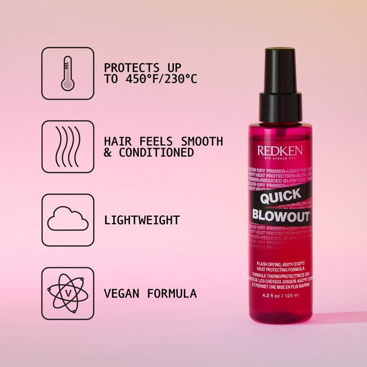 REDKEN Quick Blowout - Spray Accélérateur de Séchage (125ml/4.2oz)