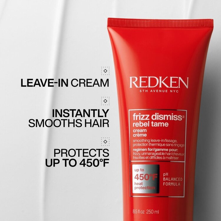 REDKEN Frizz Dismiss | Rebel Tame - Crème Lissante Anti-Frisottis (250ml/8.5oz)