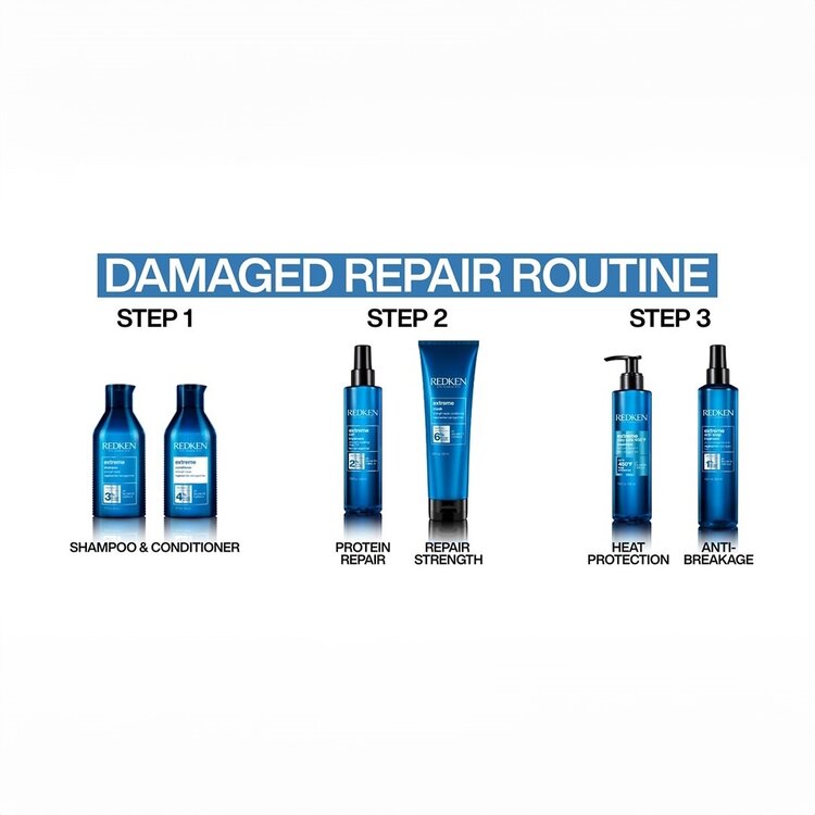 REDKEN Extreme | Shampooing - Réparateur et Fortifiant