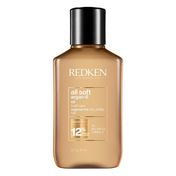 REDKEN ALL SOFT | ***Argan-6 . Huile Multi-Soin (111ml/3.75oz)
