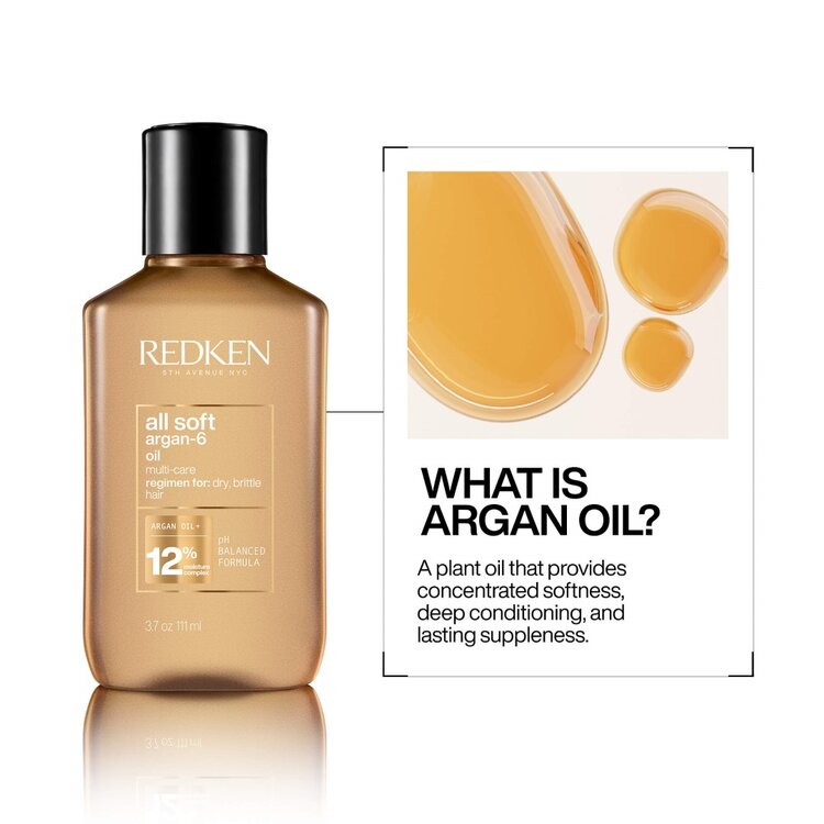 REDKEN ALL SOFT | ***Argan-6 . Oil Multi-Care (111ml/3.75oz)