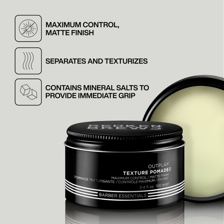REDKEN Brews | Outplay - Maximum Hold and Natural Finish (100ml/3.4oz)
