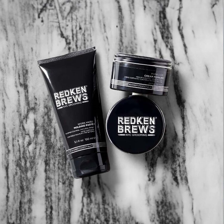 REDKEN Brews | Maneuver - Medium Hold and Smooth Finish (100ml/3.4oz)