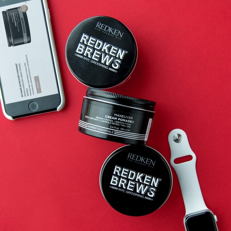 REDKEN Brews | Maneuver - Medium Hold and Smooth Finish (100ml/3.4oz)