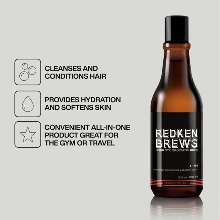 REDKEN Brews | 3-in-1 - Cleanses and Revitalizes