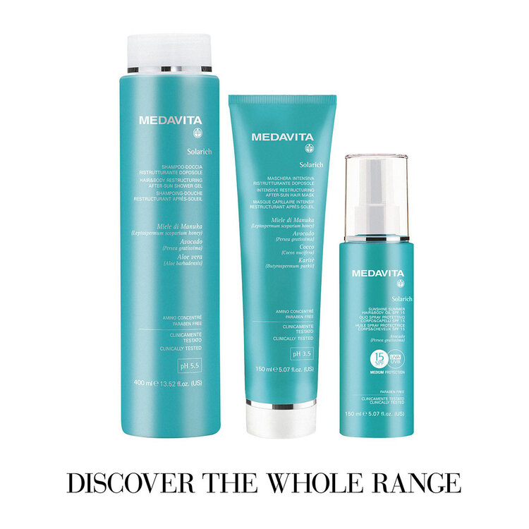 MEDAVITA Solarich | Hair & Body Restructuring After-Sun Shower Gel
