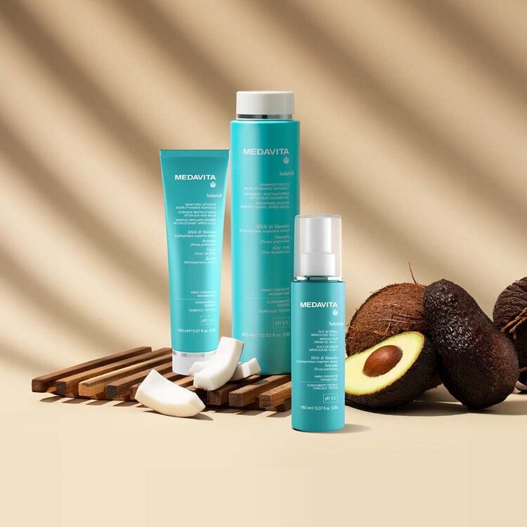 MEDAVITA Solarich | Shampooing-Douche Restructurant Après-Soleil