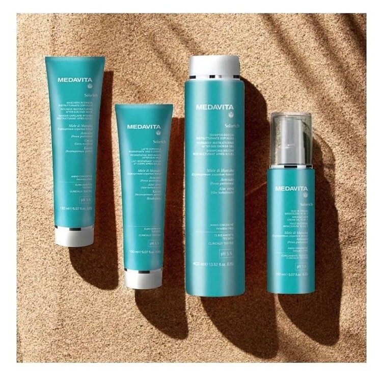 MEDAVITA Solarich | Shampooing-Douche - Nettoyant restructurant après-soleil