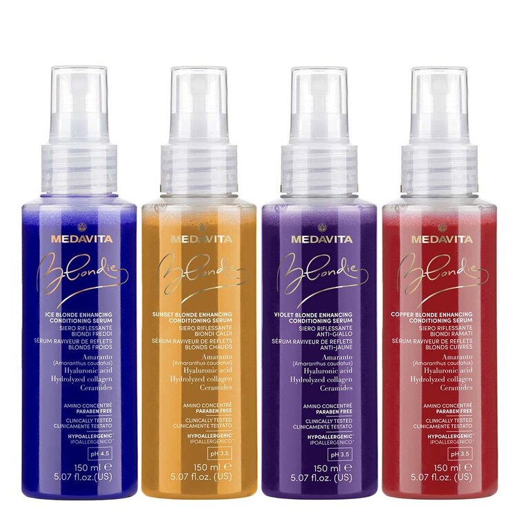 MEDAVITA Blondie | Sérum Raviveur de Reflets - Éclat et Protection des Cheveux Blonds