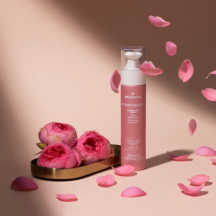 MEDAVITA Nutrisubstance | Illuminating Elixir Serum – Shine Enhancing Treatment for Dry and Dull Hair