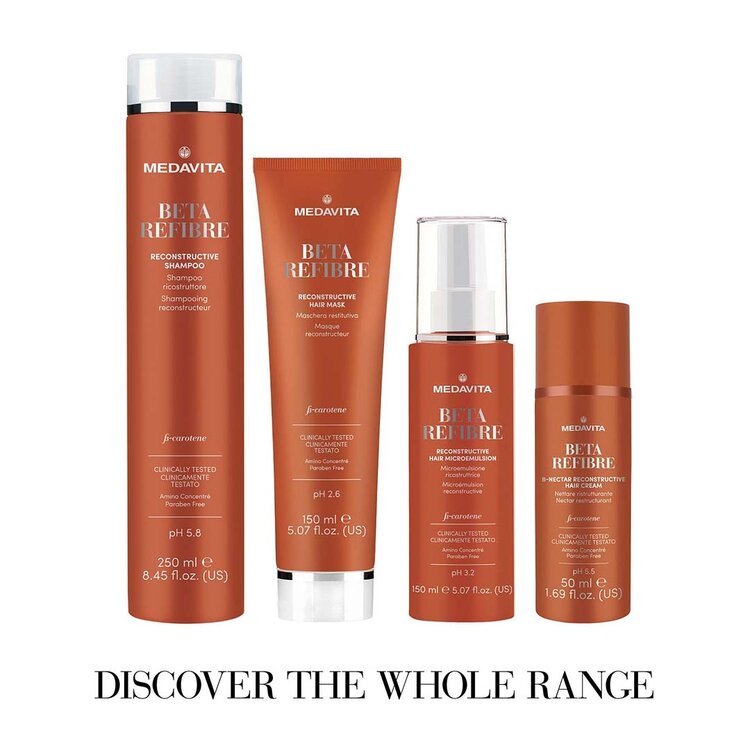 MEDAVITA Beta Refibre | Fluide Reconstructeur – Soin Intensif pour Cheveux Abîmés et Fragilisés