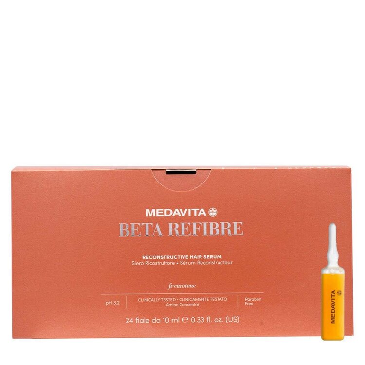 MEDAVITA Beta Refibre | Sérum Reconstructeur – Traitement Intensif pour Cheveux Très Abîmés