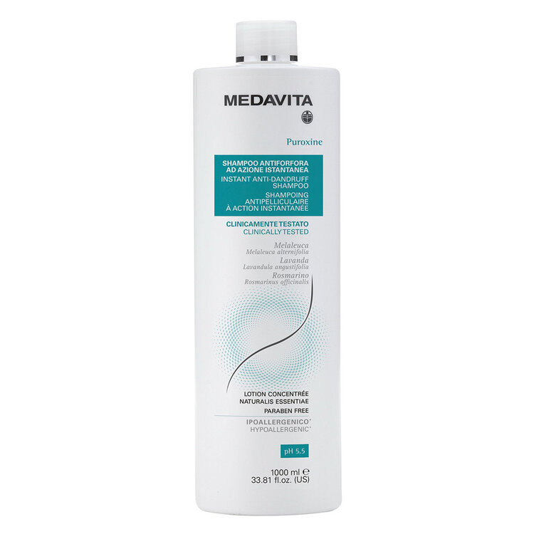 MEDAVITA Puroxine | Shampooing Antipelliculaire - Action Instantanée Purifiante
