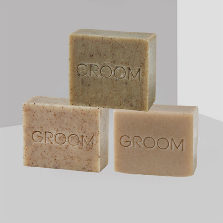 GROOM Savon Arabica - Exfoliation Douce Au Café Espresso (140g/4.9oz)