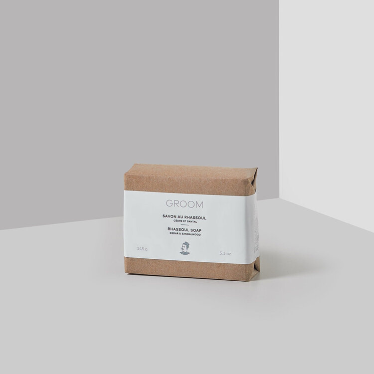 GROOM Savon au Rhassoul 145g (5.1 oz)