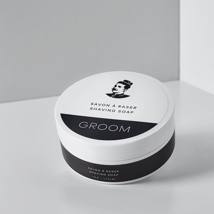 GROOM Savon à Raser - Pour un Rasage Précis et Doux (120g/4.5oz)