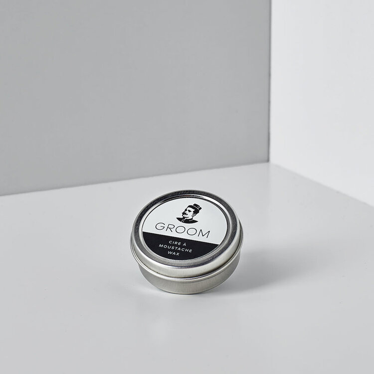 GROOM Moustache Wax | Cire à Moustache - Fixation Parfaite (15ml/0.5 oz)