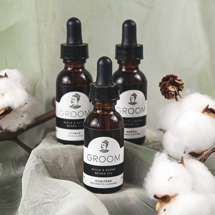 GROOM Huile | Huile à Barbe - Soin Nourrissant et Protecteur