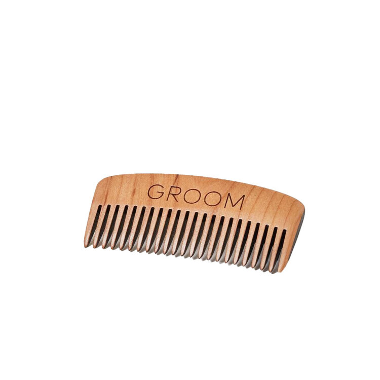 GROOM Peigne | Peigne en Bois de Cerisier - Outil Naturel et Durable