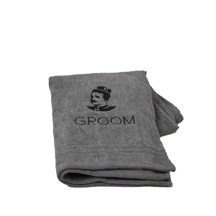 GROOM Serviette de Rasage 40 x 50cm (15.5 x 29.5'')