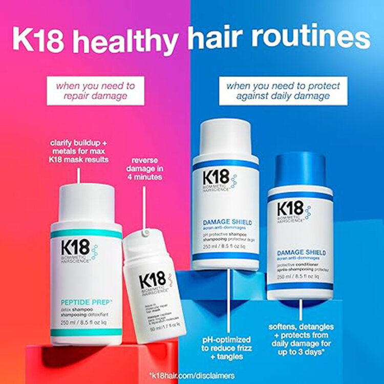 K18 Biomimetic Hairscience Coffret | Damage Shield Routine