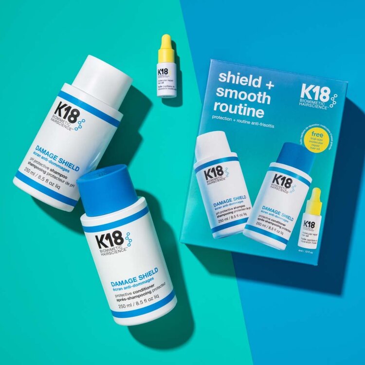 K18 Biomimetic Hairscience Coffret | Damage Shield Routine