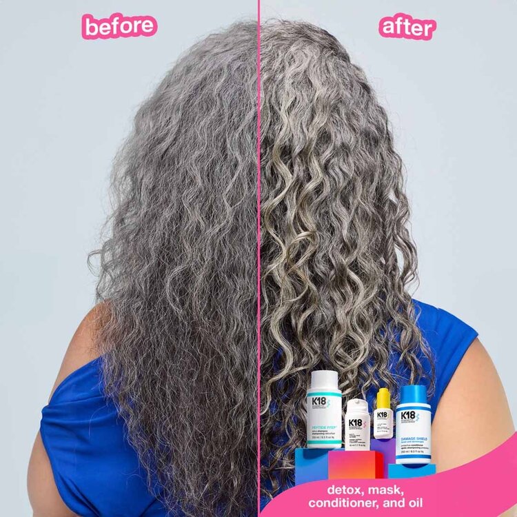 K18 Biomimetic Hairscience Molecular Repair Hair Oil – Lightweight anti-frizz repairing oil