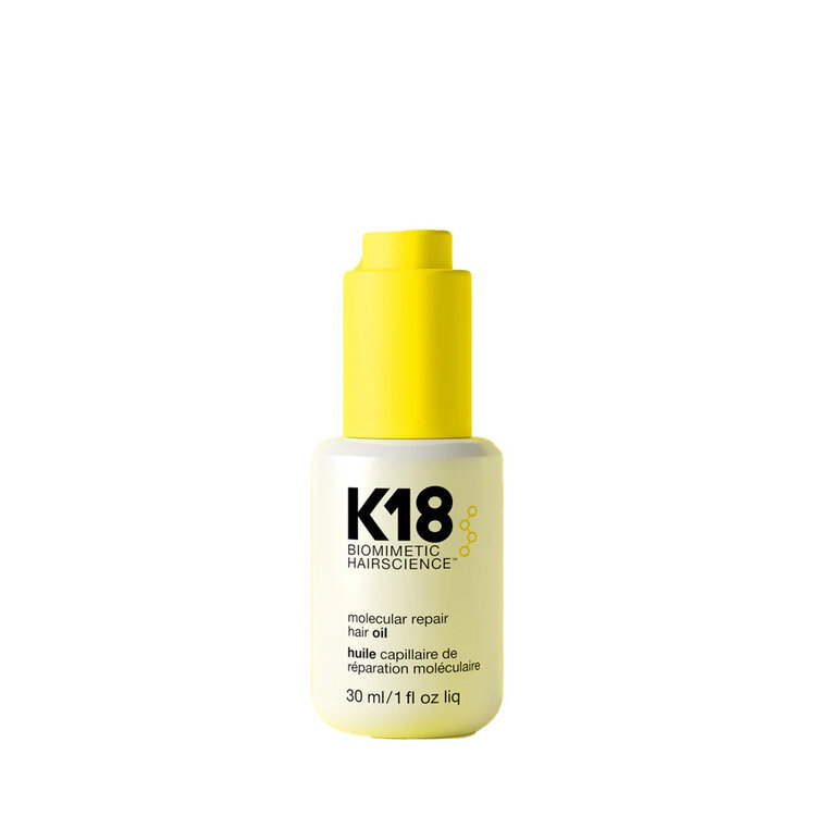 K18 Biomimetic Hairscience Molecular Repair Hair Oil – Lightweight anti-frizz repairing oil