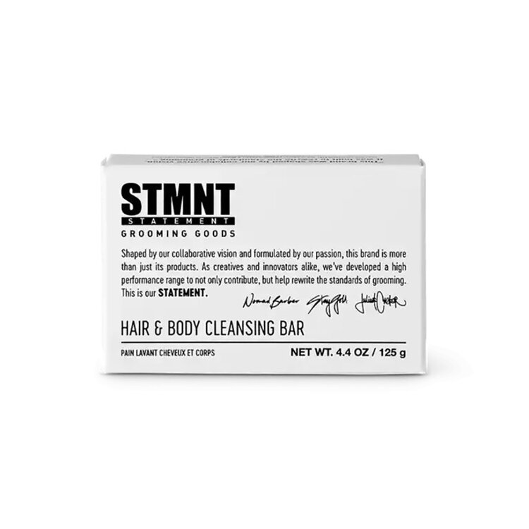 STMNT | STATEMENT Grooming Goods Hair & Body Cleansing Bar 125g (4.4 oz)