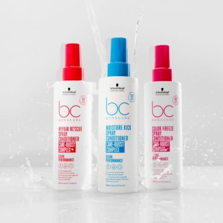 SCHWARZKOPF SCHWARZKOPF - BONACURE . MOISTURE KICK | Spray Conditioner . Care-Boost Complex / Spray-Baume . Complexe Booster de Soins Performance