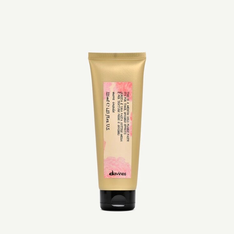 DAVINES More Inside | This Is a Medium Hold Pliable Paste - Medium Hold Pliable Paste (125ml/4.22oz)