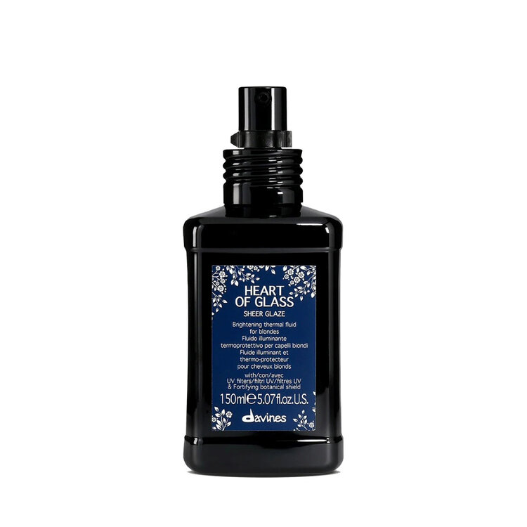 DAVINES Heart Of Glass | Sheer Glaze - Fluide Thermique Éclat Pour Blondes (150ml/5.07oz)