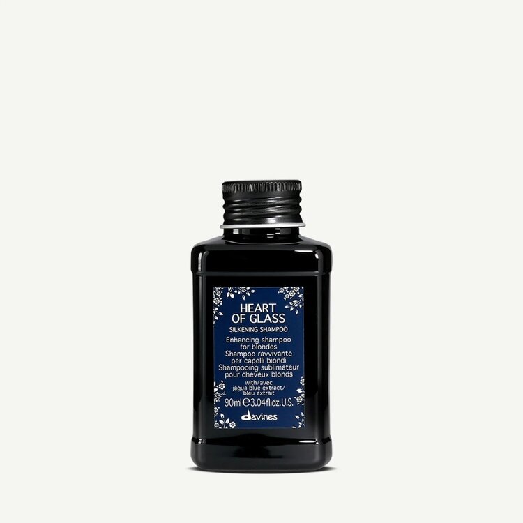 DAVINES Heart Of Glass | Silkening Shampoo - Shampooing Doux pour Cheveux Blonds